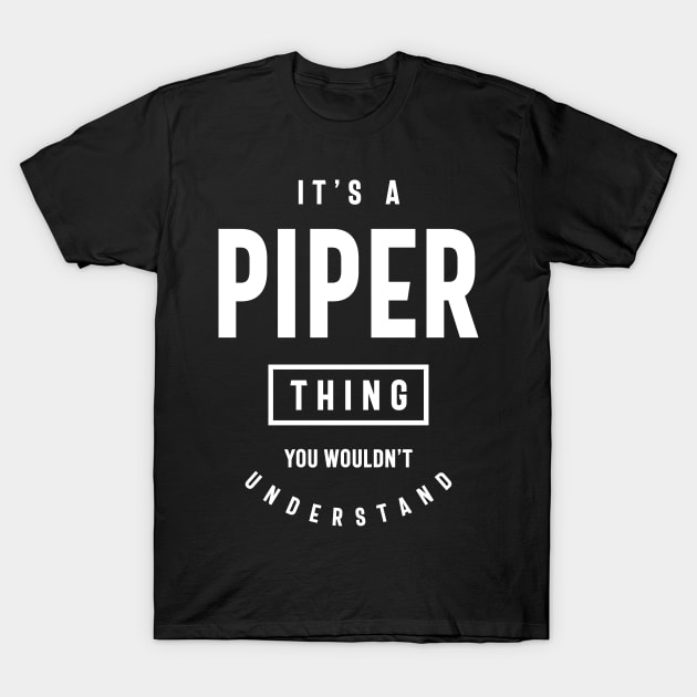 Piper Personalized Name Birthday Gift T-Shirt by cidolopez